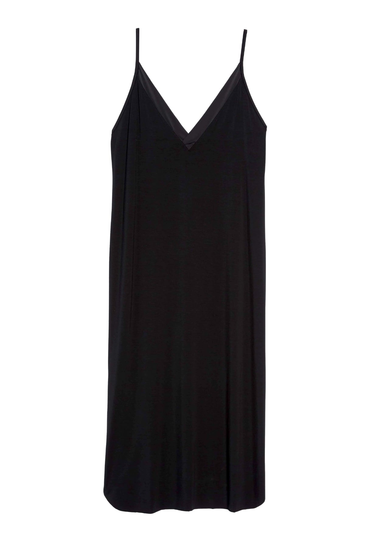 Commando Midnight-Black Butter/Satin Chemise