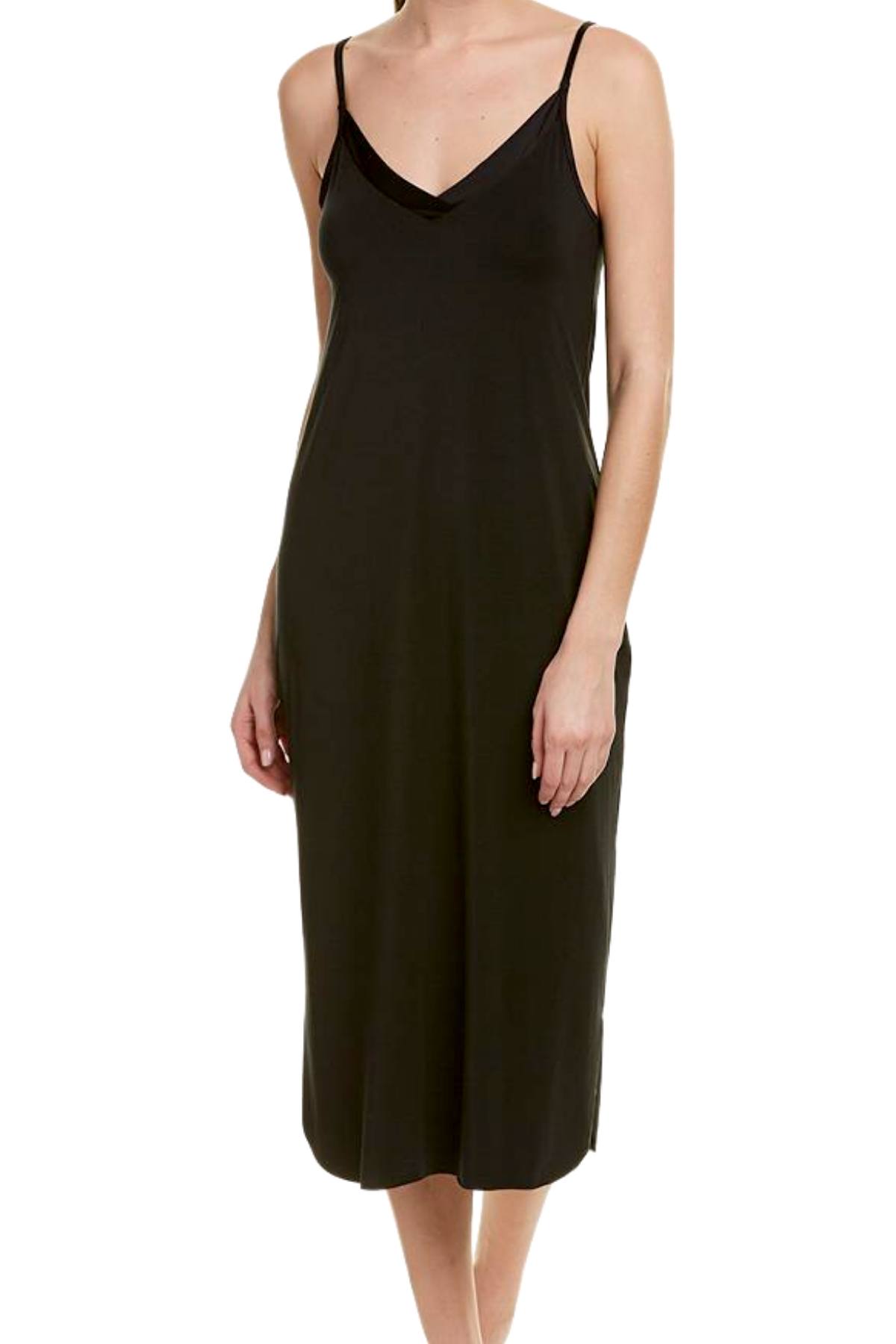 Commando Midnight-Black Butter/Satin Chemise