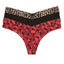 Commando Red/Black/Animal Classic Thong 3-Pack