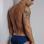 Contour Blue Stripe French Brief