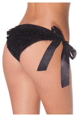 Coquette Black Polka Dot Mesh Panty thumbnail 4