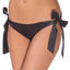 Coquette Black Polka Dot Mesh Panty