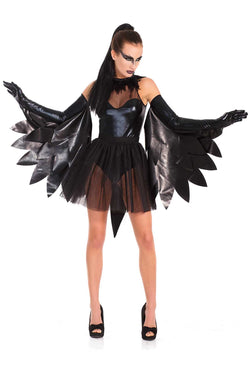 Coquette Black Raven / Black Swan 2-in-1 Costume thumbnail 1