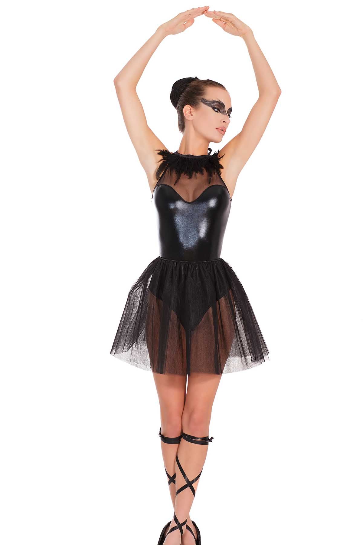 Coquette Black Raven / Black Swan 2-in-1 Costume
