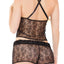 Coquette Black Rigid Lace Cami