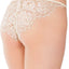 Coquette Ivory Satin & Eyelash Lace Panty
