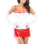 Coquette Naughty Nurse Bustier & Cap Costume