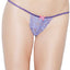 Coquette Periwinkle Stretch Lace Adjustable G-String