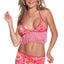Coquette Pink Fringed Disco Lingerie Costume