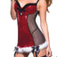 Coquette Red Sequin Santa Chemise