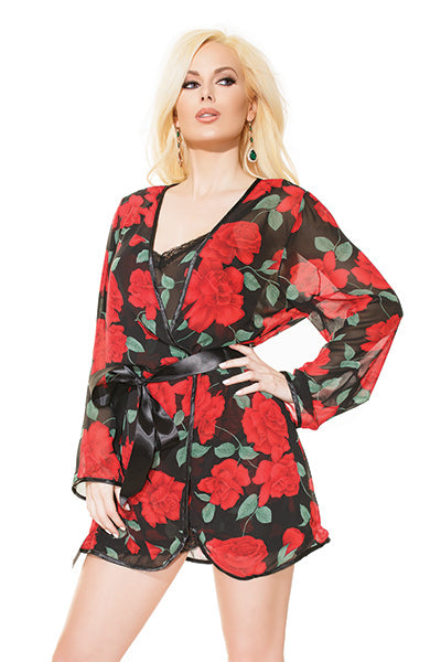 Coquette Roses Passion Play Robe