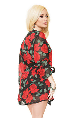 Coquette Roses Passion Play Robe thumbnail 4