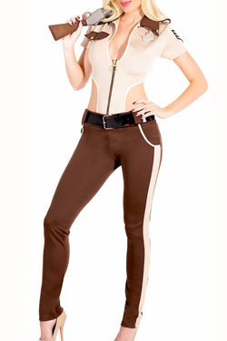 Coquette Sheriff Jumpsuit Costume thumbnail 3