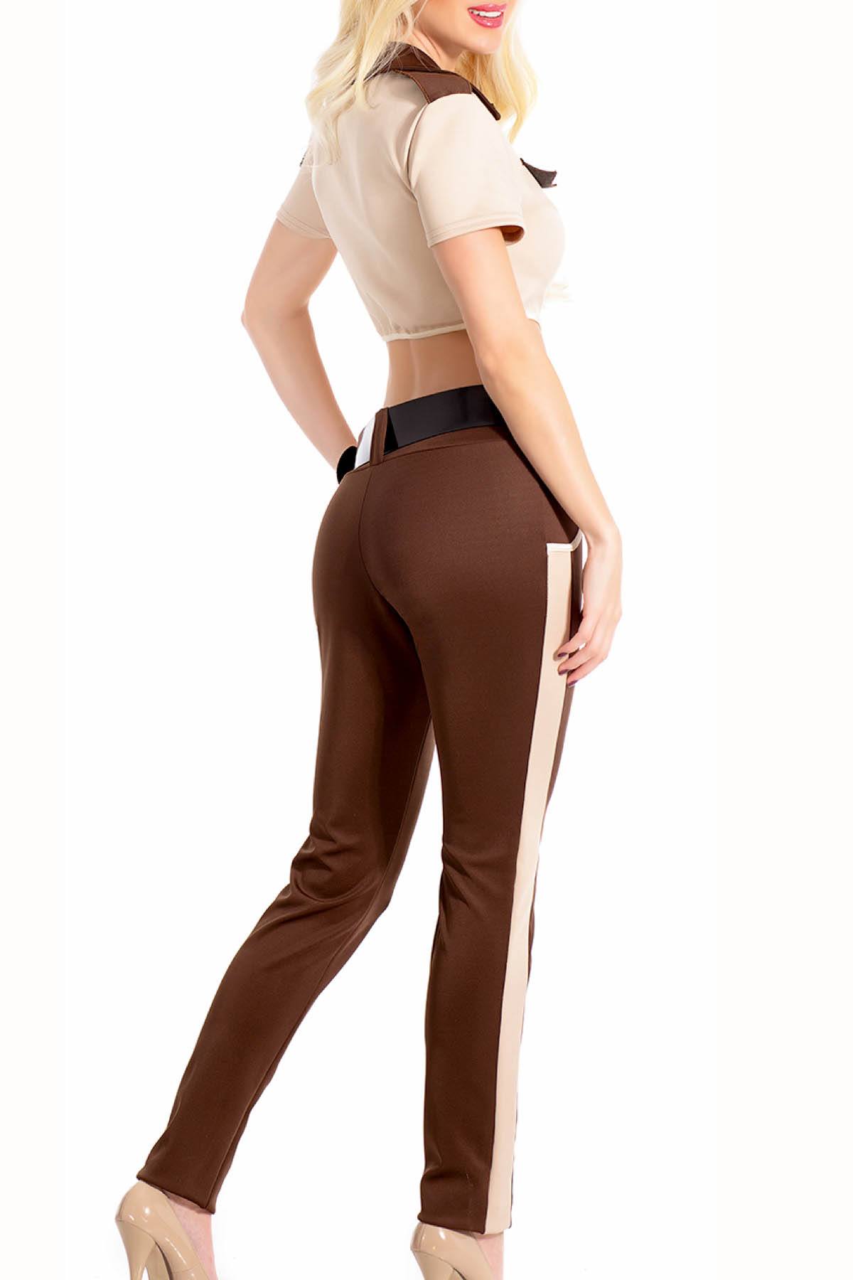 Coquette Sheriff Jumpsuit Costume