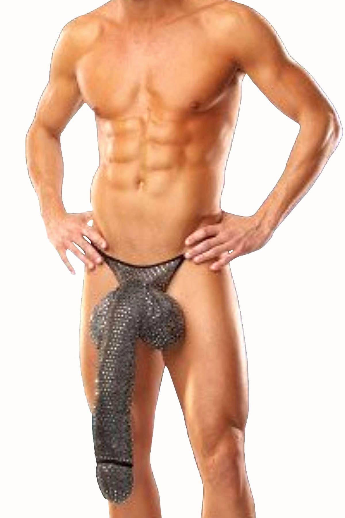 Coquette Silver Long Schlong Costume