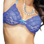 Coquette Two-Tone Blue Lace Bra