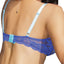 Coquette Two-Tone Blue Lace Bra