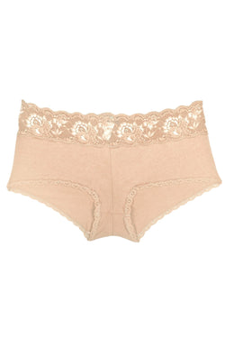 Cosabella Blush-Nude Never-Say-Never Extended Boyshort thumbnail 2