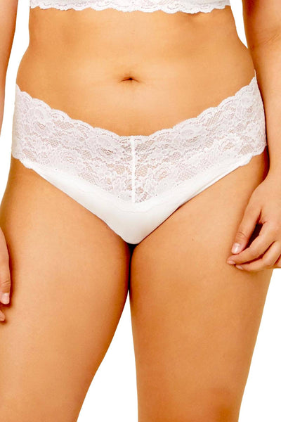 Cosabella PLUS White Never Say Never Lovelie Thong