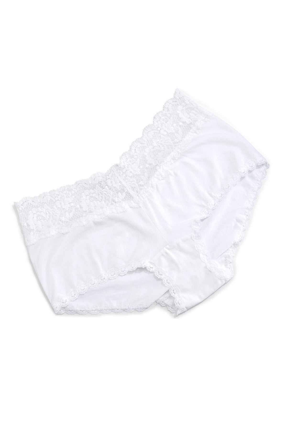 Cosabella White Never-Say-Never Extended Boyshort