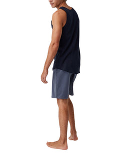 Cotton On Organic Jersey Sleep Shorts Dusty Denim thumbnail 4