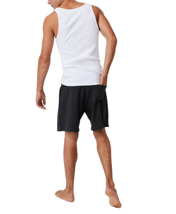 Cotton On Organic Jersey Sleep Shorts Washed Black thumbnail 4
