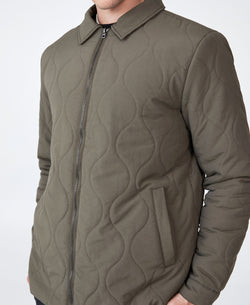 Cotton On Recycled Harrington Jacket Khaki thumbnail 3