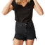 Cotton On Wo The One Fitted V Tee Dark Black
