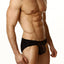 Cover Male Black Sheer Pouch Bikini Brief