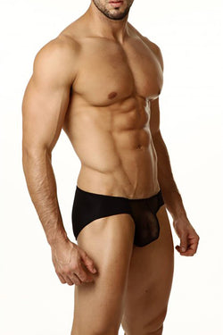 Cover Male Black Sheer Pouch Bikini Brief thumbnail 2