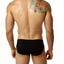Cover Male Black Sheer Pouch Bikini Brief