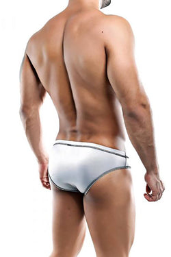 Cover Male Grey Sleek Nylon Brief thumbnail 2