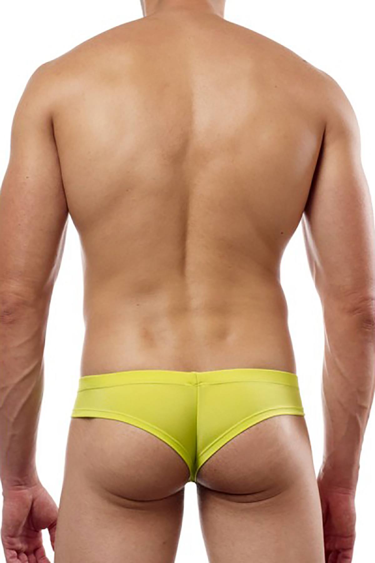 Cover Male Lime Pouch-Enhancing Cheeky Underwear/Swim Bottom