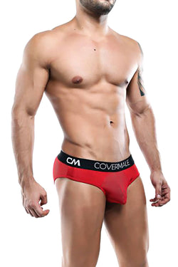 Cover Male Red Mesh Brief thumbnail 1