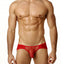 Cover Male Red Sheer Pouch Bikini Brief