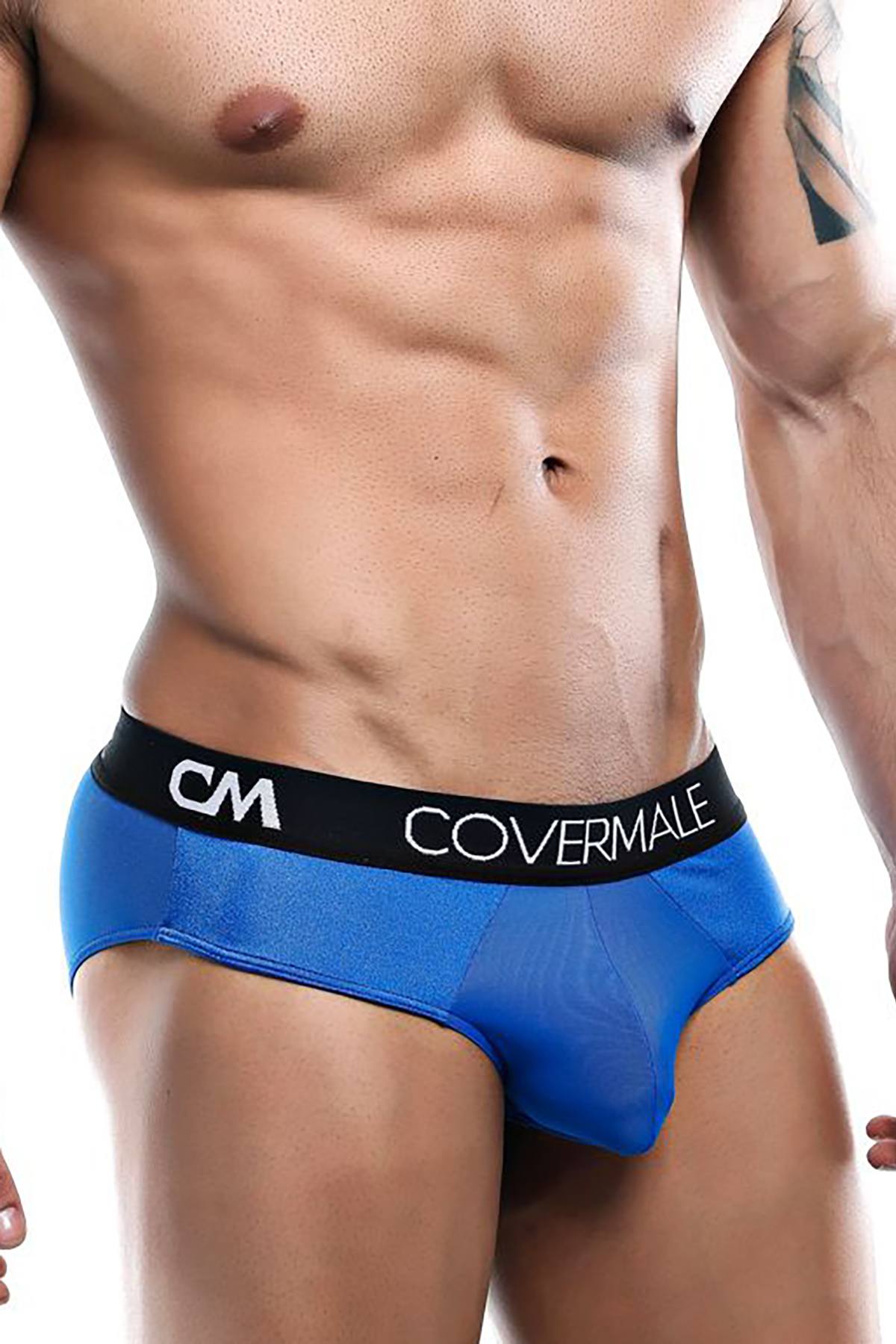 Cover Male Royal-Blue Mesh Brief