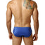 Cover Male Royal-Blue Sheer Pouch Bikini Brief