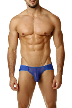 Cover Male Royal-Blue Sheer Pouch Bikini Brief thumbnail 1