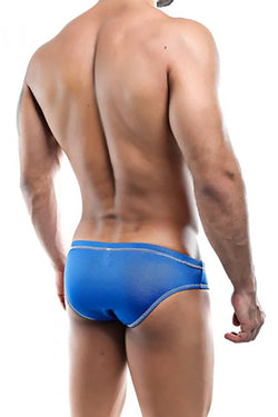 Cover Male Royal Blue Sleek Nylon Brief thumbnail 2