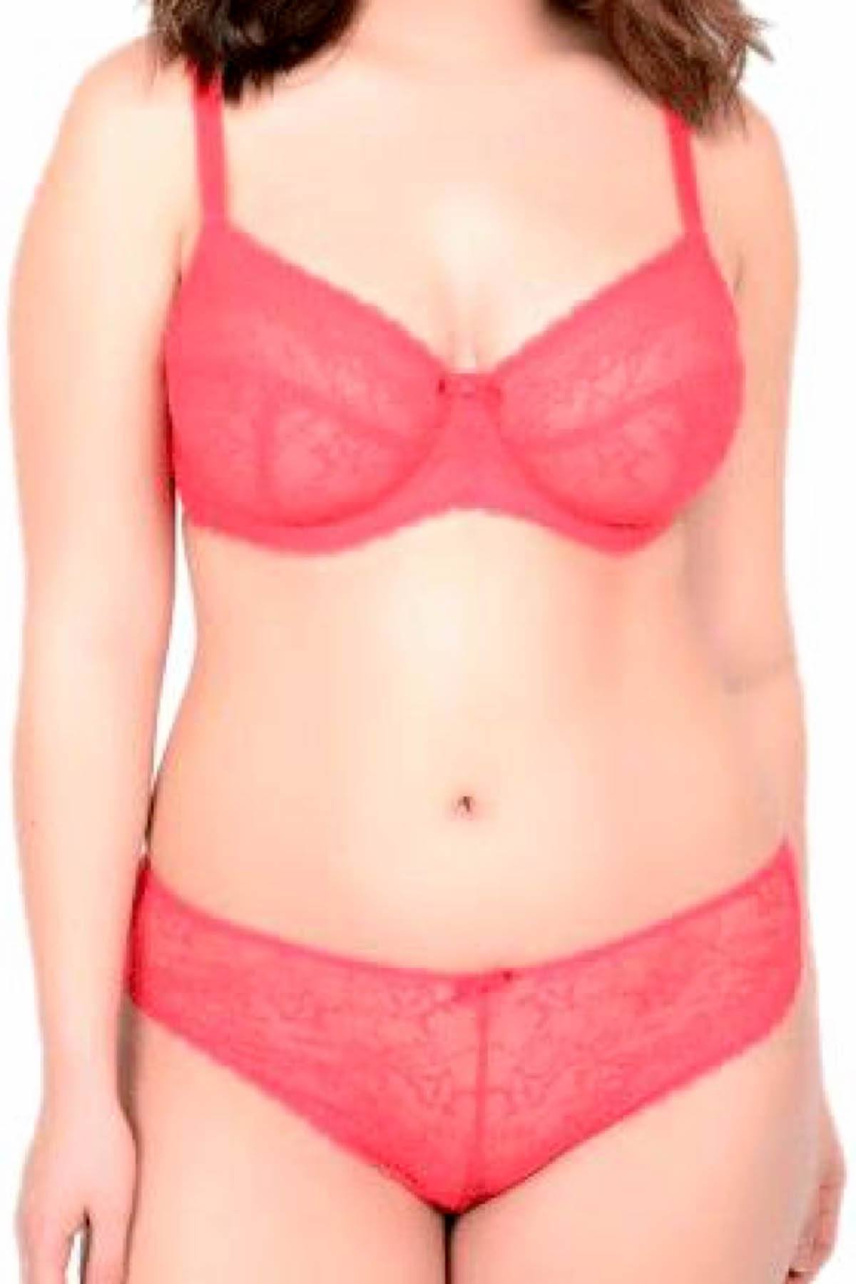 Crème Bralée Sugar-Coral Annalise All-Lace Hipster