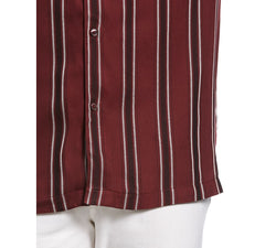 Cubavera Camp-collar Shirt Dark Red thumbnail 2