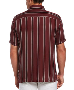 Cubavera Camp-collar Shirt Dark Red thumbnail 3
