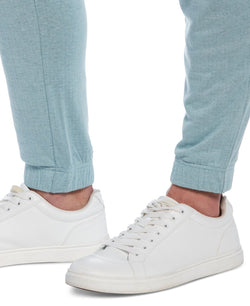 Cubavera Solid Double-knit Jogger Pants Cameo Blue thumbnail 4