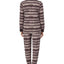 Cuddl Duds Printed Top & Jogger Pants Loungewear Set Coal Multi