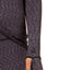 CuddlDuds Black/Grey Space-Dye Flex-Fit V-Neck Top