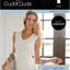 CuddlDuds Black Softwear Lace-Trim V-Neck Tank Top