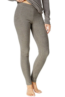 CuddlDuds Heather-Charcoal Fleecewear with Stretch Warm-Layer Legging thumbnail 2
