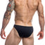 Cut For Men Black Low Rise Bikini Brief