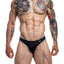Cut For Men Black Low Rise Bikini Brief