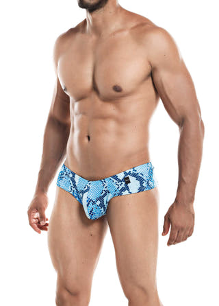 Cut For Men Snake Skin Cheeky Brief